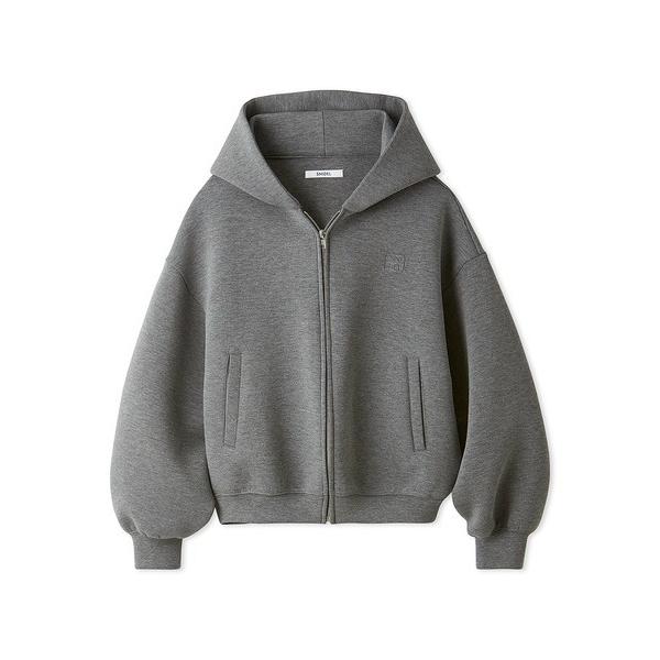 「SNIDEL」 ジップアップパーカー ONE SIZE グレー レディース