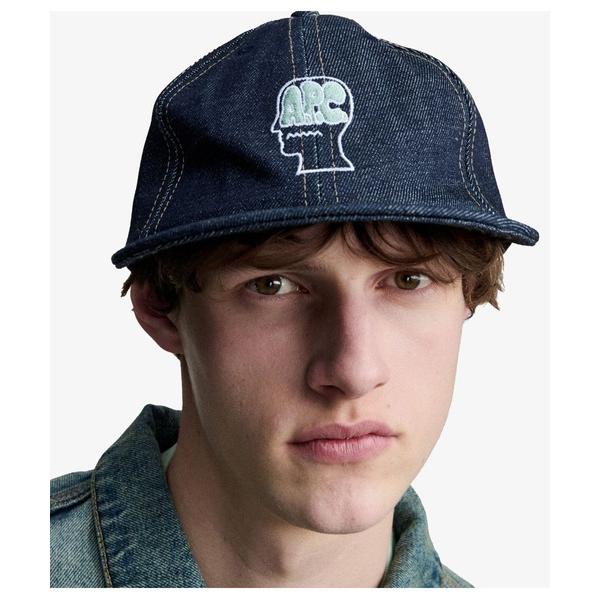 キャップ 帽子 Brain Dead x A.P.C. Denim 6 Panel Cap メンズ ...