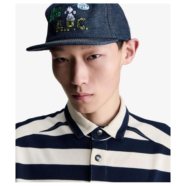 キャップ 帽子 Brain Dead x A.P.C. Denim 5 Panel Cap メンズ ...