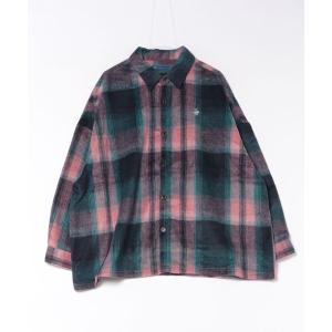 コート アウター BEVERY HILLS P.C/ビバリーヒルズポロクラブ シャギーチェックシャツJK ジャケット 6487-0144 レディース