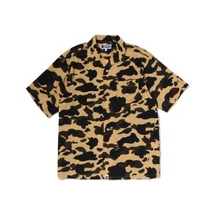 A BATHING APE（アベイシングエイプ） シャツ ABC CAMO OPEN COLLAR SS