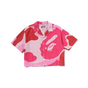 A BATHING APE（アベイシングエイプ） ブラウス シャツ ABC CAMO OPEN