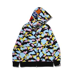 A BATHING APE（アベイシングエイプ） パーカー ABC CAMO CRAZY SHARK