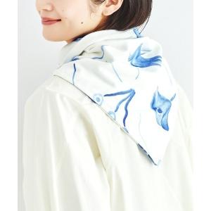 スカーフ バンダナ Ｌｅｅ　Ｉｚｕｍｉｄａ×ｆｌｕｆｅｅｌ　心地よい夢を紡ぐ星図を描いた　３重ガーゼスカーフ レディース