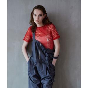 MAISON SPECIAL（メゾンスペシャル） tシャツ Photo Collage Mesh Tops