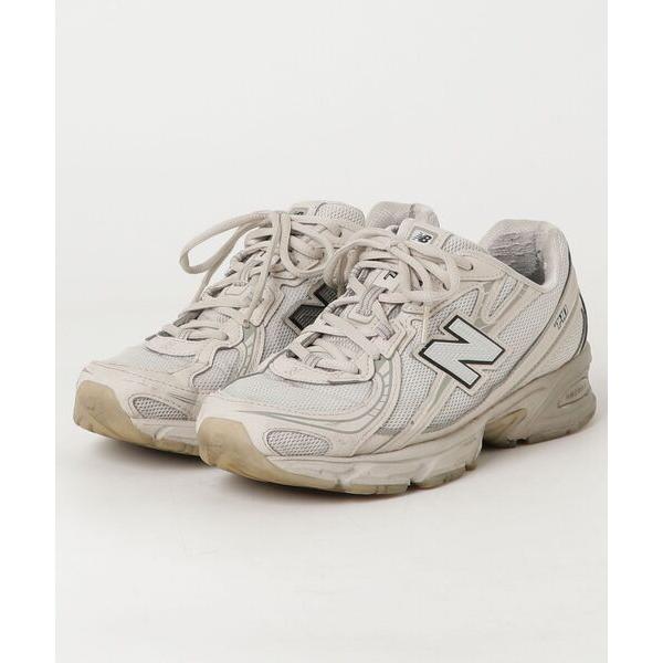 「New Balance」 ローカットスニーカー 24.0cm ベージュ レディース