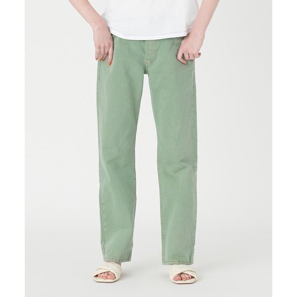 「Levi's」 デニムパンツ 26inch グリーン レディース