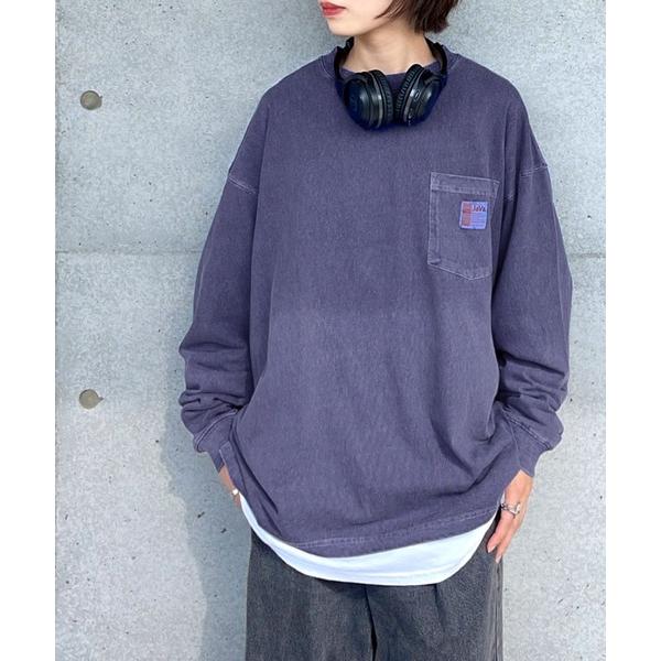「Java」 長袖カットソー LARGE ブルー レディース