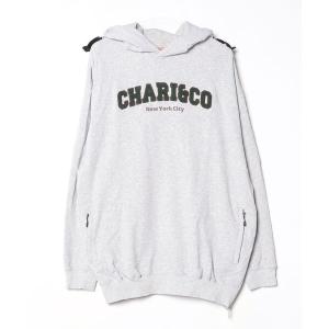 「CHARI&CO」 プルオーバーパーカー X-LARGE グレー メンズ