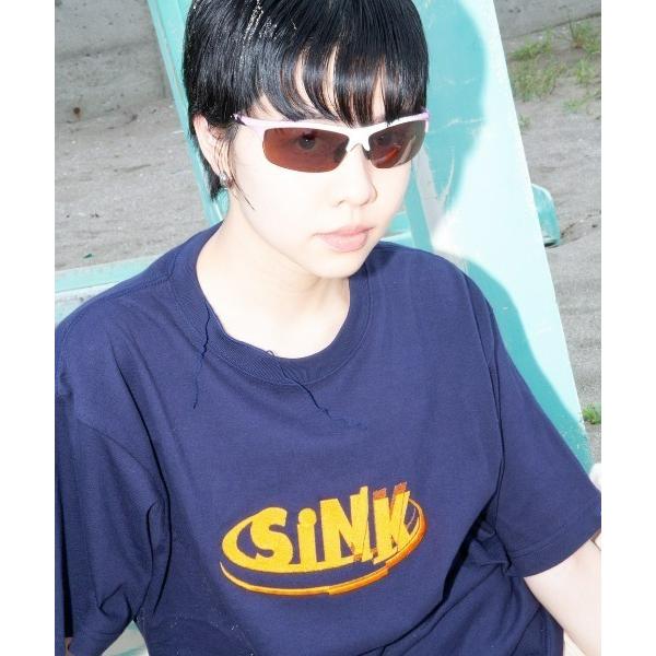 「SINK kotohayokozawa」 半袖Tシャツ S ネイビー レディース