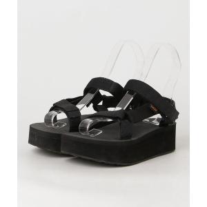 「Teva」 フラットサンダル 22cm ブラック レディース