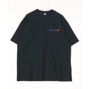 「SPEEDO」 半袖Tシャツ MEDIUM ネイビー メンズ