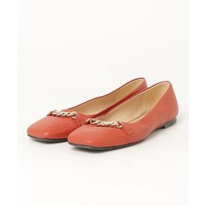 「Fabio Rusconi」 フラットパンプス 36 レッド レディース