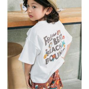 tシャツ リゾートグラフィック半袖Tシャツ キッズ 子供服 男の子 女の子