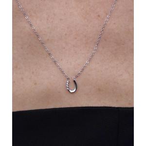 アレルギー対応 ネックレス 「CENE」セネ/ジルコニアホースシューネックレス レディース