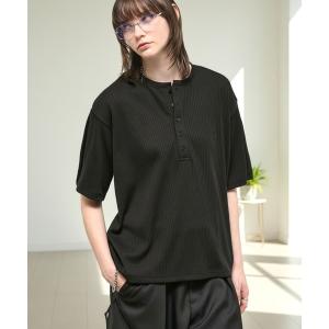 ヘンリーネック tシャツ 「Alfred Alex」Refined Rib Regular Fit Henley Tee / テレコリブ レギュラーフィット ヘンリーネックTシャツ メンズ レディース