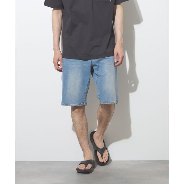 ハーフパンツ ジーンズ 短パン NAVY　ストレッチデニムマイデニショーツ メンズ