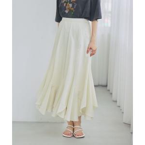ロング スカート 夏 手洗い可能 オールシーズン活躍するキレイめスカート  / エスカルゴマーメイドスカート8　912375