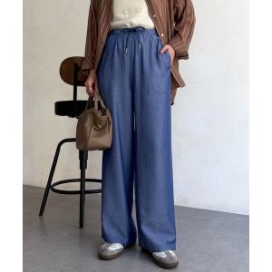 ジーンズ デニム デニムパンツ 「ストレスフリー」「涼しく履ける」テンセルデニムパンツ レディース