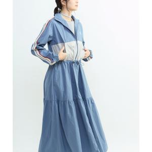 ワンピース SIDE LINE TRACK TIERED DRESS