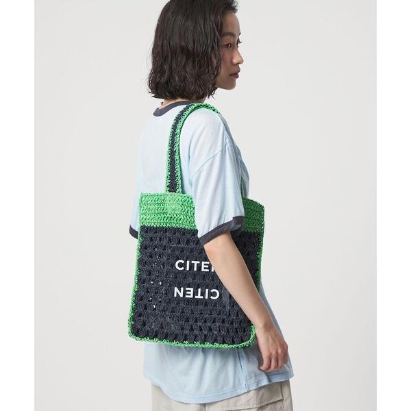 トートバッグ 「CITEN」ペーパーコードバイカラートート レディース
