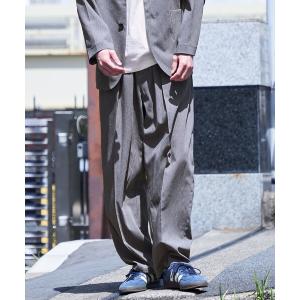 パンツ SHIPS:「セットアップ対応/ 撥水」Comfy Line DRYAIR ピンタック イージー パンツ メンズ