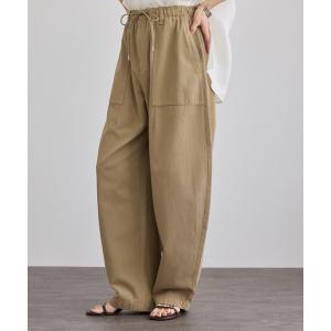 パンツ ドライコットンルーズベイカーパンツ レディース