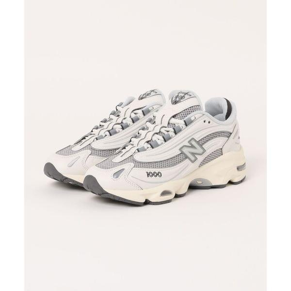 「New Balance」 ローカットスニーカー 24cm ライトグレー レディース