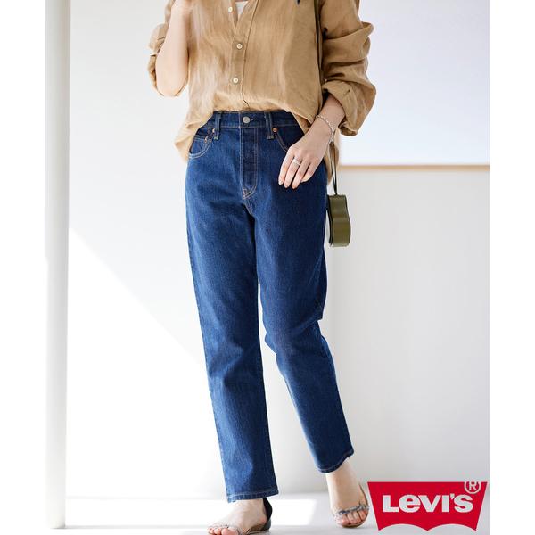 「Levi's」 デニムパンツ 31cm ネイビー レディース