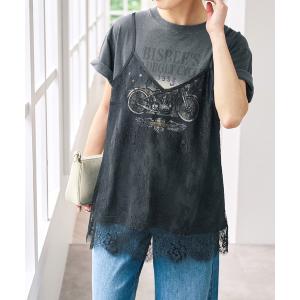 Spick＆Span（スピック アンド スパン） キャミソール コットンカギ針