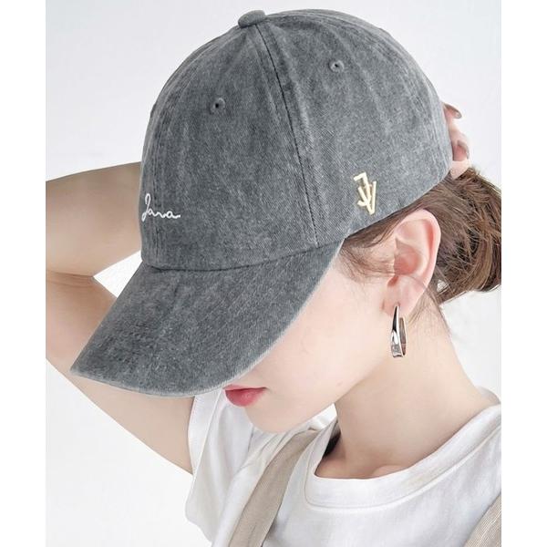 「Java」 キャップ ONE SIZE チャコール レディース