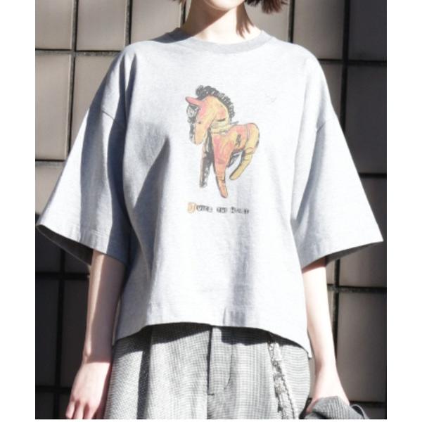 tシャツ 半袖 H．A．K×ナタリー・レテ　スワイー天竺「JUiCE　THE　HORSE」Tシャツ ...