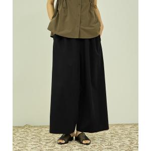 ワイドパンツ パンツ 接触冷感カットソーワイドパンツ レディース