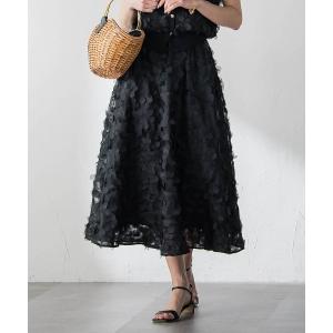 ロング スカート チュールドッキングスカート