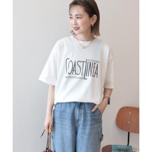 tシャツ COASTLINEA ロゴTシャツ レディース