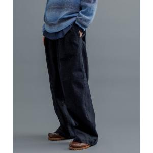 ADAM ET ROPE'（アダムエロペ） ワイドパンツ スラックス メンズ
