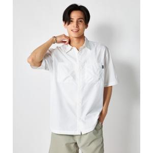 シャツ 半袖 「OP:オーピー」「Dot Air」ドットエア素材シャツ　アウトドア　フェス　普段着 メンズ レディース