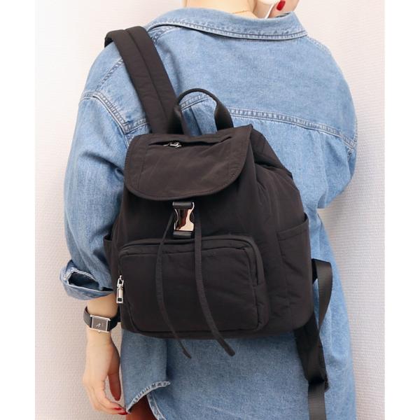 デイバック リュック カシュカシュ cachecache / USBポート付フラップリュック レディ...