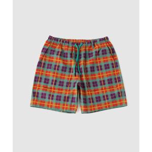 パンツ White Mountaineering(ホワイトマウンテニアリング) MADRAS CHECK SHORT PANTS メンズ レディース