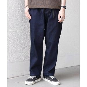 ジーンズ 「SHIPS any別注」Gramicci:  ルーズ テーパード ストレッチ デニム パンツ  メンズ