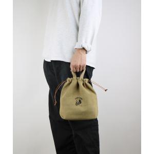 ショルダーバッグ 「BrownBrown」ブラウンブラウン/ P，S Mr，Brown巾着バック(Mサイズ) メンズ レディース