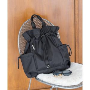 「GLOBAL WORK」 2WAYバッグ ONE SIZE ブラック レディース