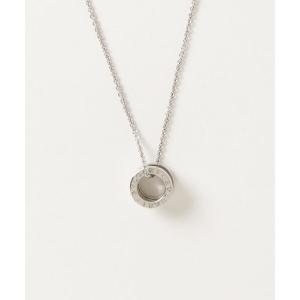 「BVLGARI」 K18WG B-zero1ネックレス - シルバー レディース