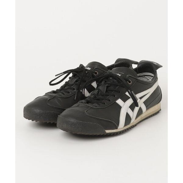 「Onitsuka Tiger」 ローカットスニーカー 27 ブラック×ホワイト レディース