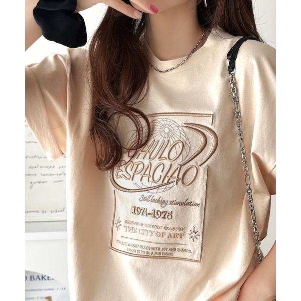 「Java」 半袖Tシャツ X-LARGE アイボリー レディース