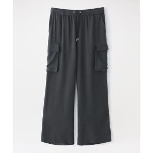ワイドパンツ パンツ キュプラフィブリルイージーカーゴ メンズ