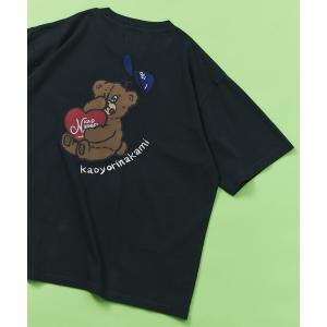 tシャツ kaoyorinakami × FREAK'S STORE/カオヨリナカミ 別注 スワリパンチベア Tee メンズ レディース