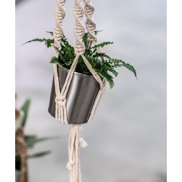 花瓶 「REPAIR 'N MAINTENANCE」マクラメハンギング　グリーンインテリア　観葉植物...