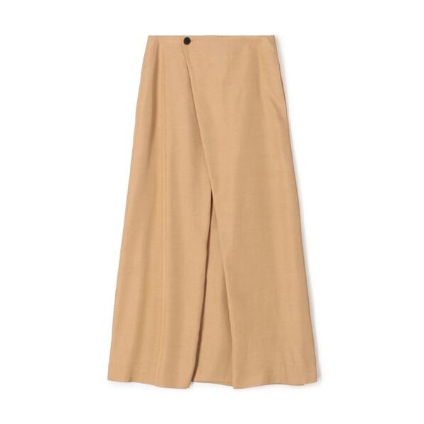 スカート レーヨンシルク ラップスカート