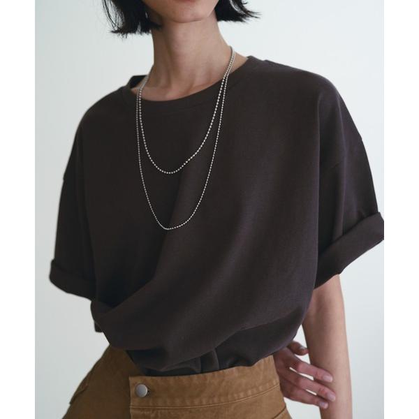 tシャツ 半袖 Logo over size T-shirt／ロゴ刺繍オーバーサイズTシャツ レディ...